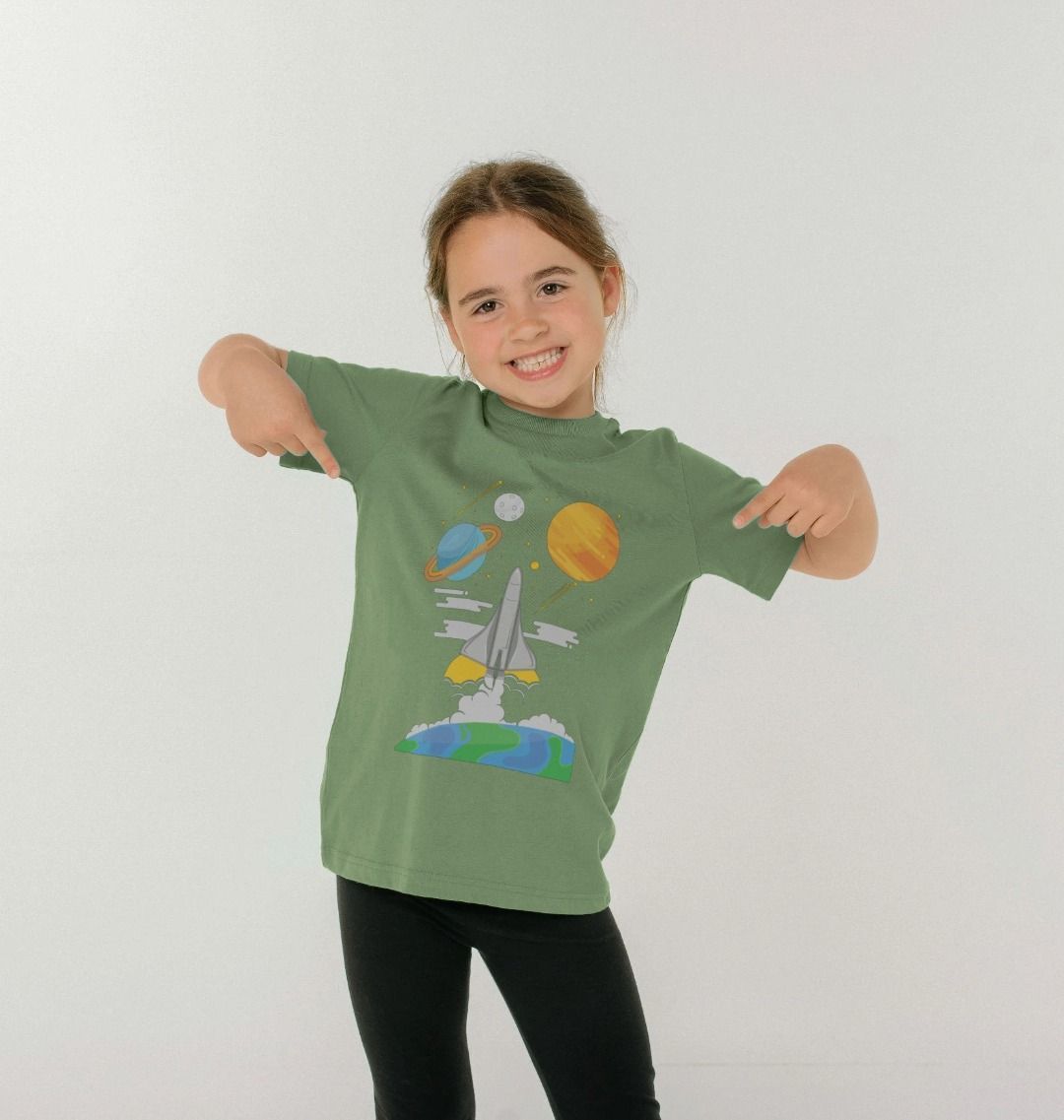 Kids' Rocket Tee - Eco-Friendly