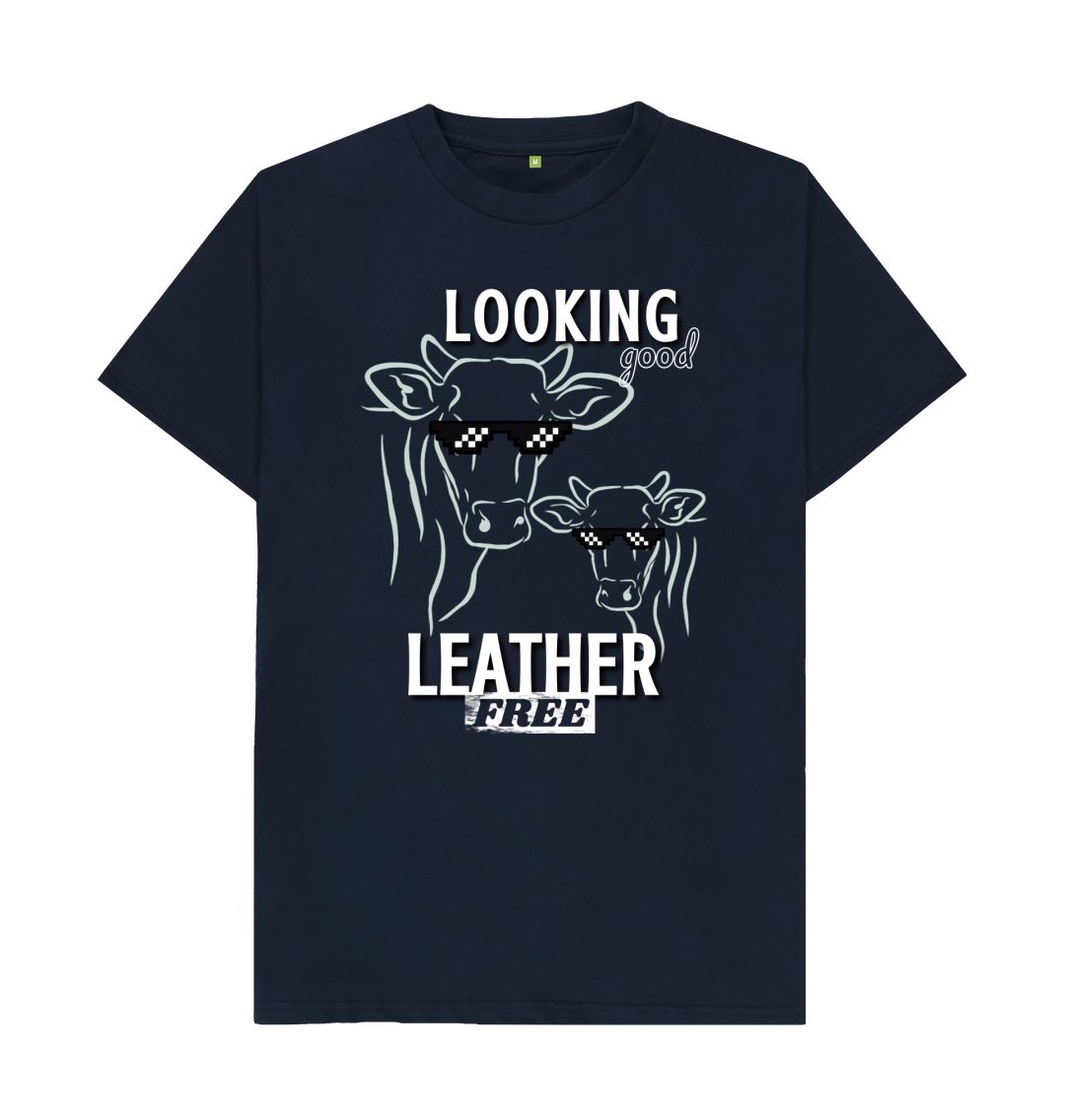 Navy Blue Cow Cool Tee - Men's - Primavera Marketplace - Primavera Marketplace