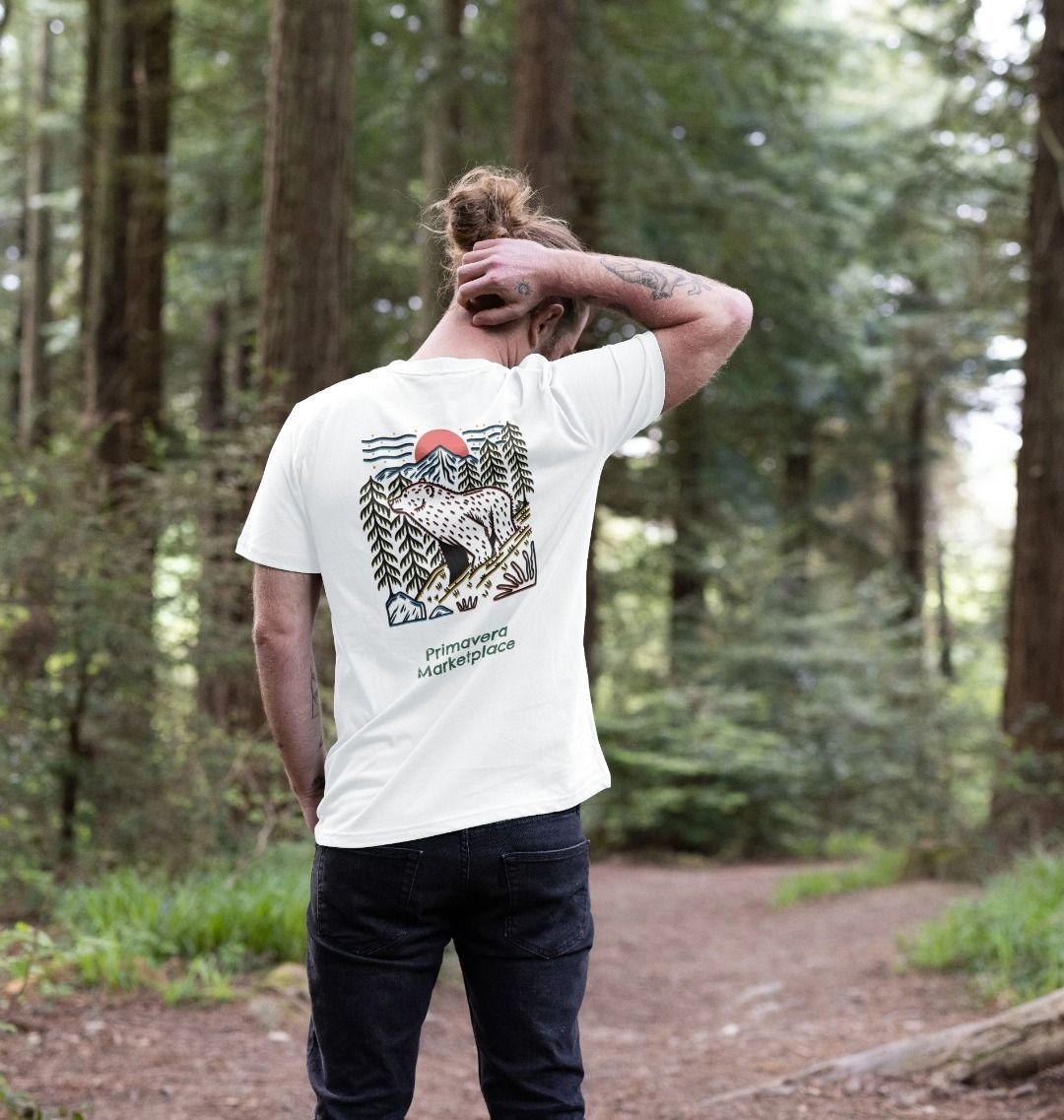 Men's Primavera Bear Tee - Eco-Friendly