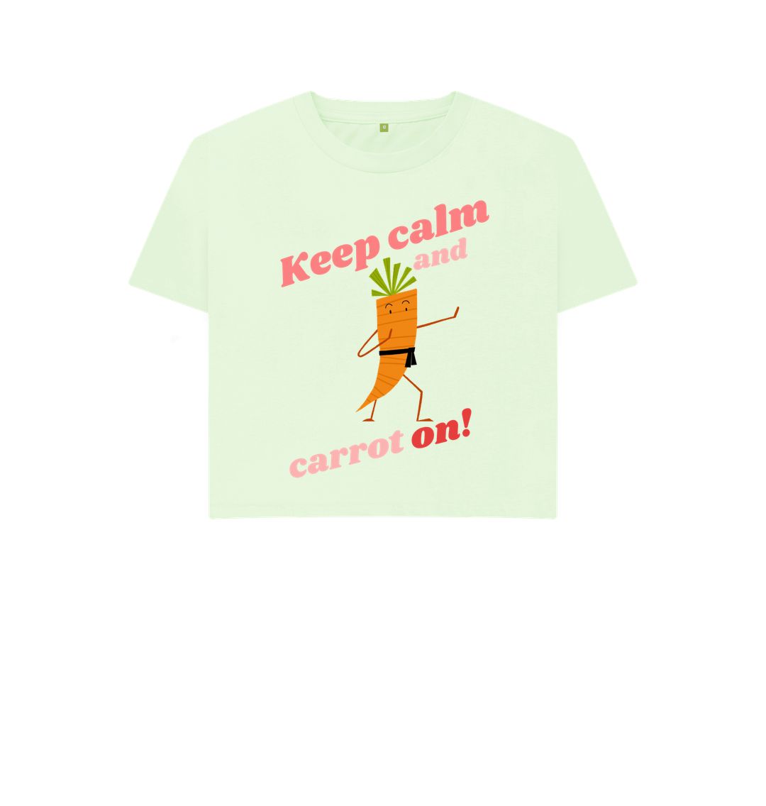Keep Calm Carrot Tee - Womens - Primavera Marketplace - Primavera Marketplace - 74366763