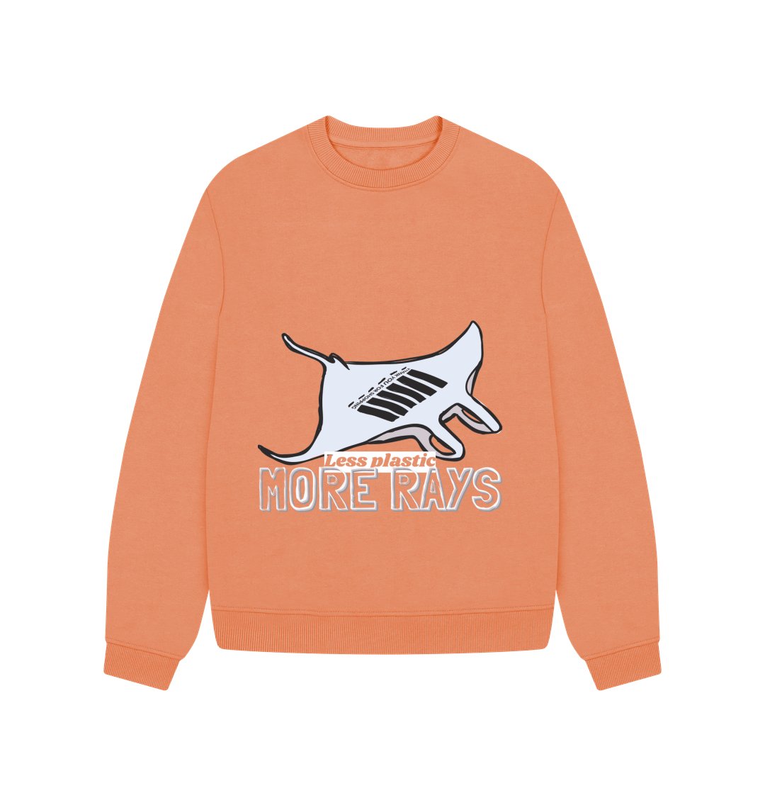 Less plastic more rays - Women’s Sweater - Primavera Marketplace - Primavera Marketplace - 79130747