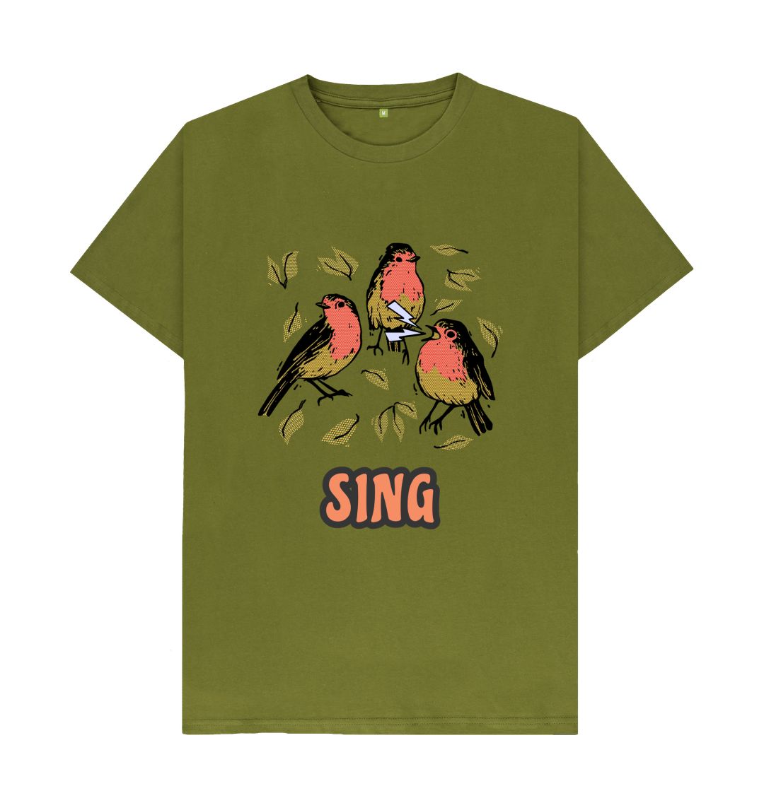 Singing Birds Tee - Adults - Primavera Marketplace - Primavera Marketplace - 68846591