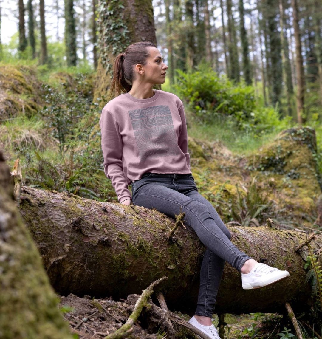 Waves - Women’s Boxy Sweater - Primavera Marketplace - Primavera Marketplace - 79628246