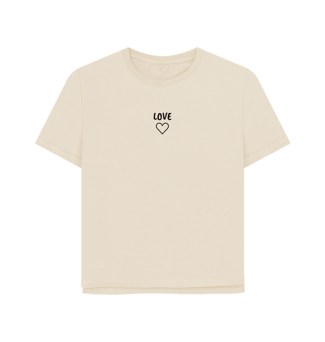 Oat Women's Love Relaxed Fit Tee - Eco-Friendly