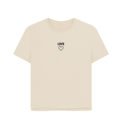 Oat Women's Love Relaxed Fit Tee - Eco-Friendly