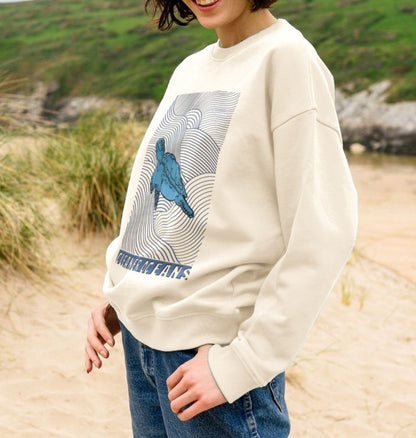 Cleaner Ocean Turtle - Women's Sweater - Primavera Marketplace - Primavera Marketplace - 68933250