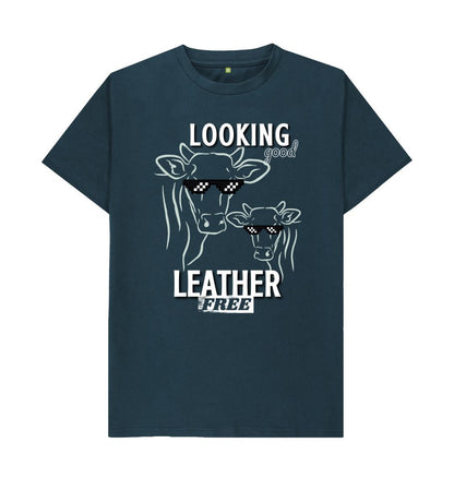 Denim Blue Cow Cool Tee - Men's - Primavera Marketplace - Primavera Marketplace 