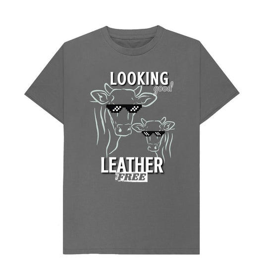 Slate Grey Cow Cool Tee - Men's - Primavera Marketplace - Primavera Marketplace