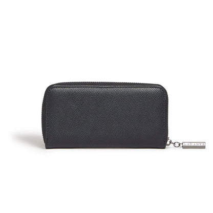 Cruelty - Free Eco - Friendly Vegan Zip Around Wallet - Black - Primavera Marketplace - LaBante - 61406