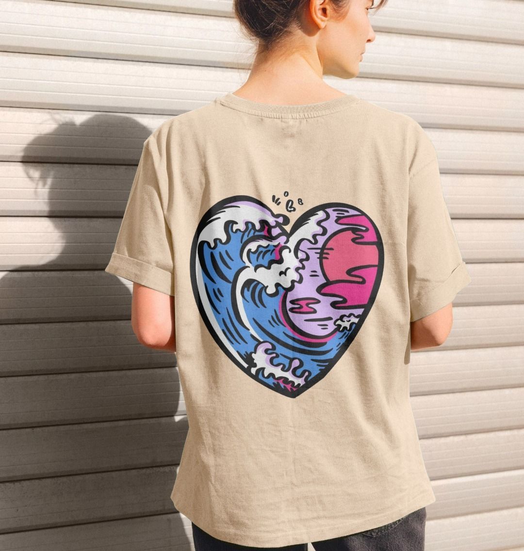 Women's Love Relaxed Fit Tee - Eco-Friendly