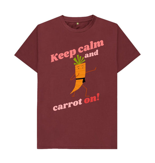 Keep Calm Carrot Tee - Mens - Primavera Marketplace - Primavera Marketplace - 74362961