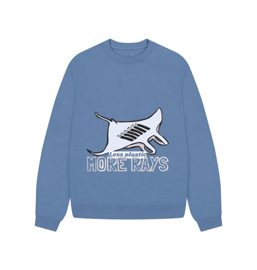 Less plastic more rays - Women’s Sweater - Primavera Marketplace - Primavera Marketplace - 79130746