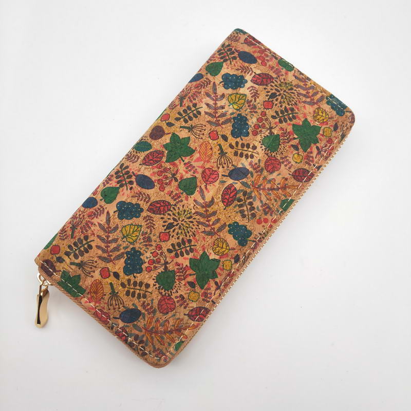 Patterned Cruelty - Free Vegan Leather Purse - Primavera Marketplace - Primavera Marketplace - 14:173#W501 Leaf;200007763:201336100