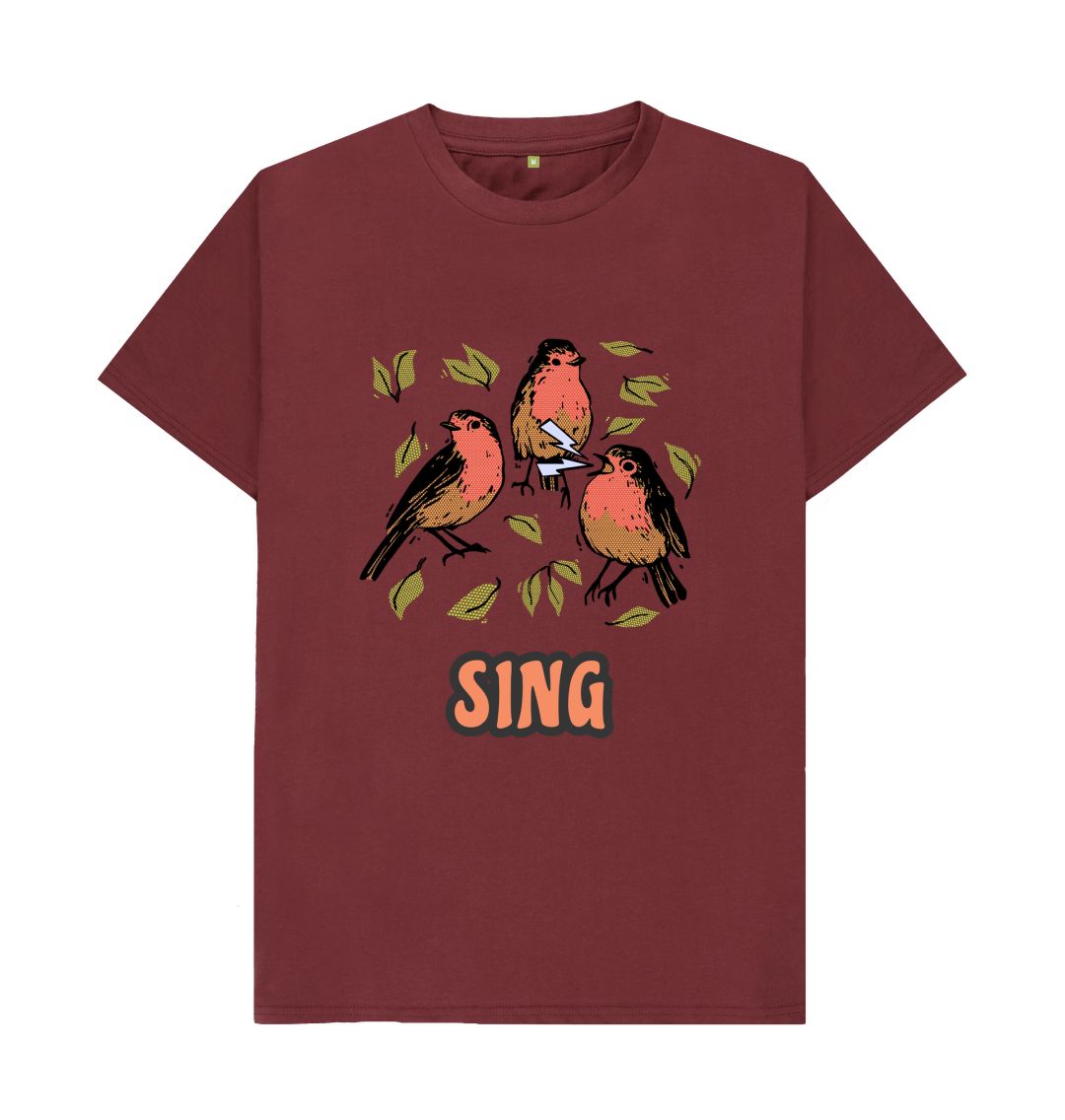 Singing Birds Tee - Adults - Primavera Marketplace - Primavera Marketplace - 68846590
