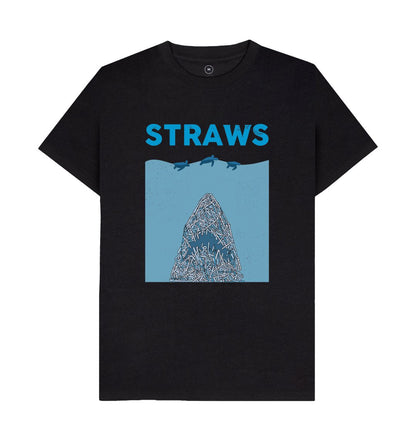Straws Danger Recycled Tee - Men’s - Primavera Marketplace - Primavera Marketplace - 79902438