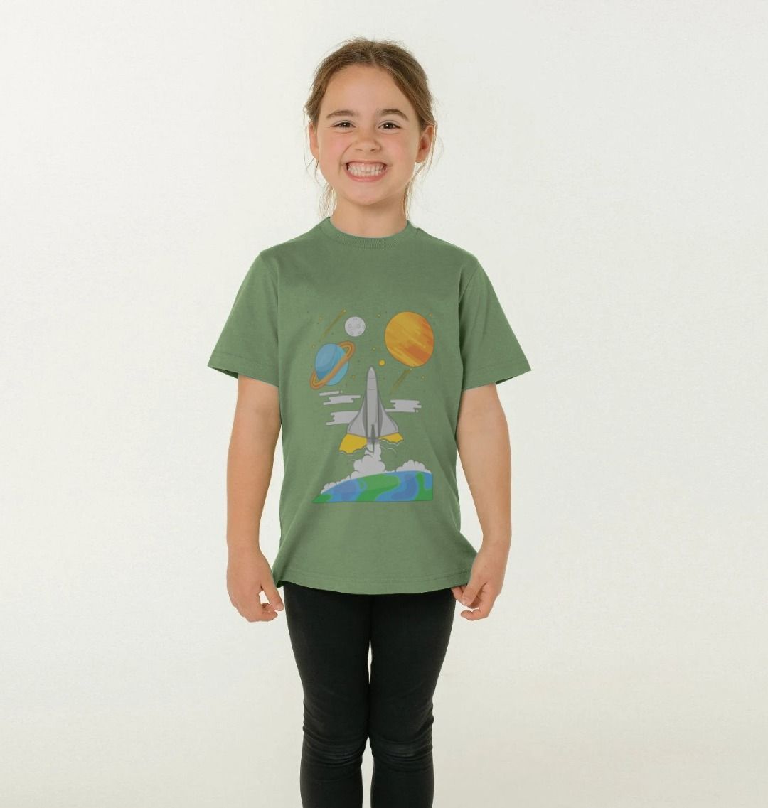 Kids' Rocket Tee - Eco-Friendly